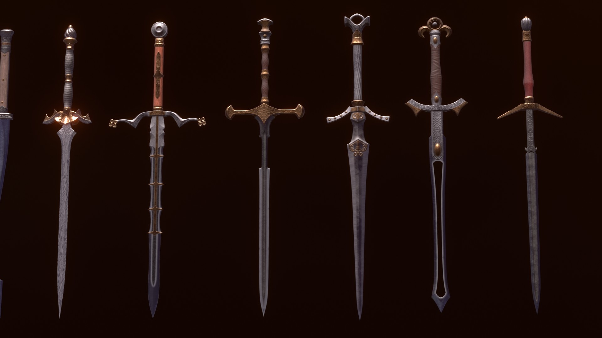 A set of modular two handed swords in Weapons - UE Marketplace